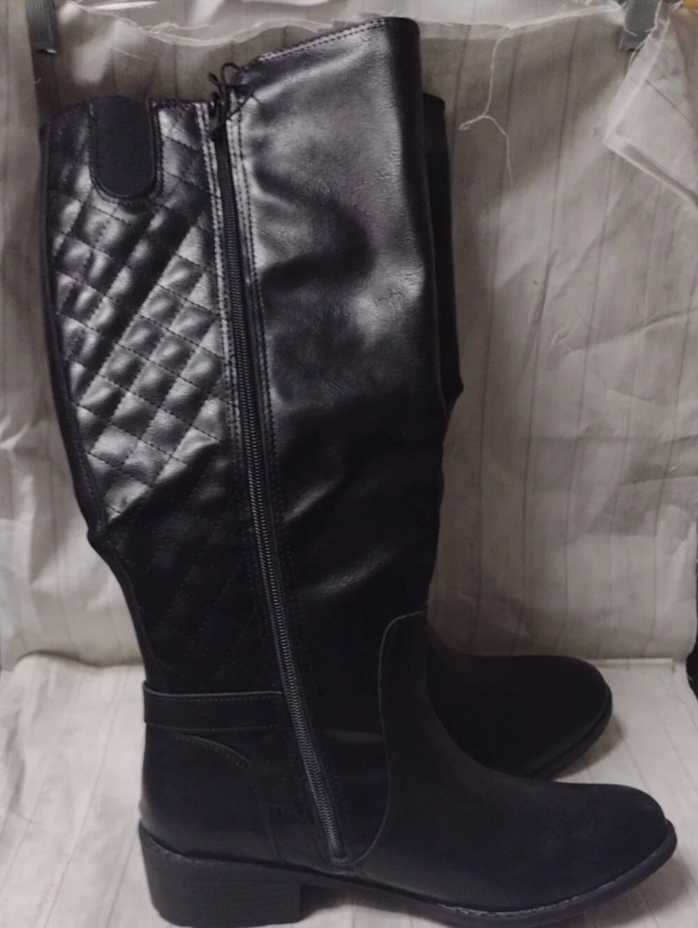 St. John's Bay Black Over-the-Knee Boots (J1141)